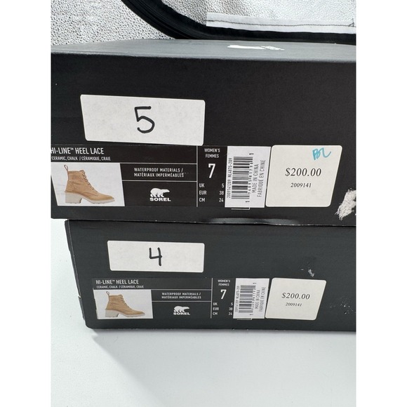 NEW $200 Womens Sorel Hi-Line Heel Lace Waterproof Boots, 7 Gorpcore - Picture 9 of 9